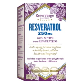 리저브에이지 레스베라트롤 Reserveage Nutrition 250mg 60정