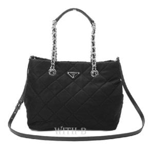 [시흥점] (쇼핑백동봉)[PRADA] 퀼팅 실버 체인 숄더백 1BG740 2AS3 F0002