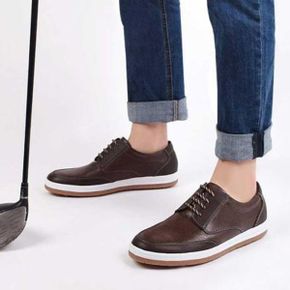 MAN 소가죽 GOLF SHOES 다크브라운 CH1695198