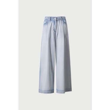 IRO ONDINE 밴딩 데님 와이드 팬츠 ILPDM25703BUX