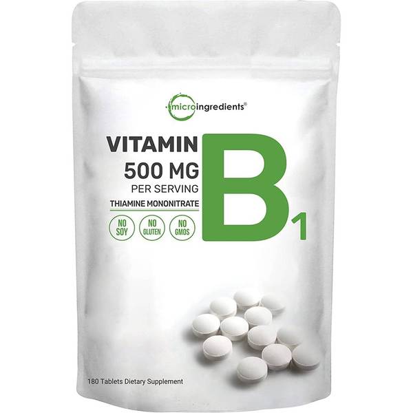 마이크로 인그레디언트 비타민B1 500mg Micro Ingredients Vitamin B1 180정