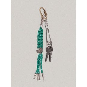 Multi rope key ring Green