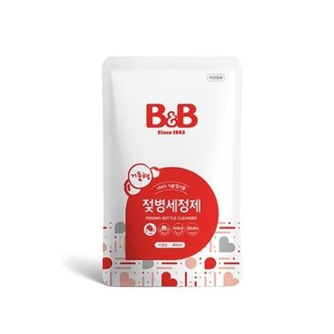  비앤비 젖병 세정제 거품형 리필 400ml (W3811EB)