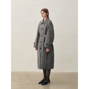 RTF ALPACA BALMACAAN COAT [HAND MADE]_CHARCOAL-HERRINGBONE