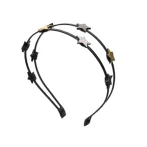 Double Twinkle Hair Band-midnight