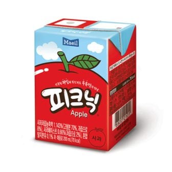  매일유업 피크닉 사과 200mL 24팩