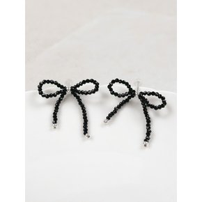 Bow Earring (Black)