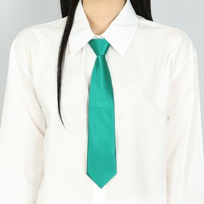 (국산) 무지 그린 32cm 자동넥타이 교복넥타이 정장넥타이