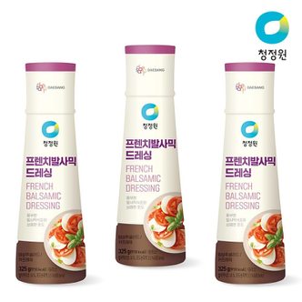 기타 청정원 프렌치발사믹드레싱 325g 3개