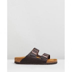 3358668 Birkenstock 버켄스톡 남녀공용 애리조나 누 오일드 좁은 샌들 - 하바나 브라운