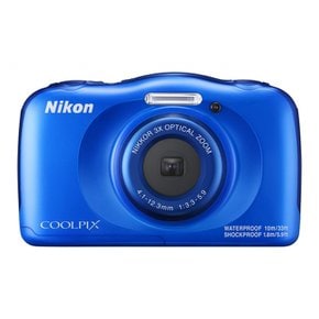 Nikon 디지털 카메라 COOLPIX W100 방수 W100BL 쿨픽스 블루