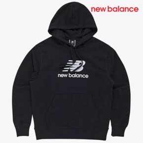 [세일] 뉴발란스 후드티 /H20- NBN0D2S021 19 / AMT31537 Essentials Stacked Logo 후드티셔츠