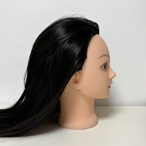 미용 연습용 통 가발 스탠드 헤어 머리 마네킹 민두 거치대 통 미용 도구 커트 인모 시험용