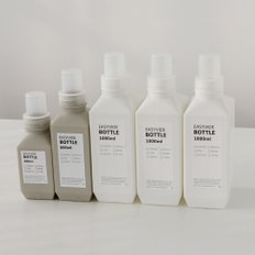 이중캡 세제 섬유유연제 소분용기 세제통 (400ml, 600ml, 1L)