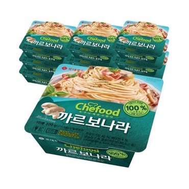  롯데 쉐푸드 스파게티 까르보나라220g X 12개