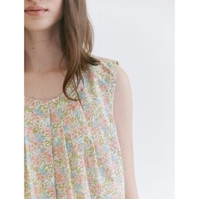 [정상가179,000원] Liberty Flower Print Sleeveless  White Floral (WE3560T101)