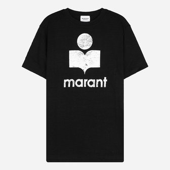 이자벨마랑 [시흥점] 6S TS0001FB A1N10E 01BK 즈웰 로고 린넨 반팔 티셔츠 블랙