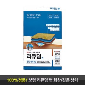 리큐덤 번 깊은 상처에 저자극 2매입 2개 흡수력 좋은 진물 흡수 폼
