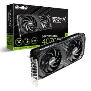 엠지솔루션 이엠텍 RTX 4070 SUPER STORM X Dual OC D6X 12GB