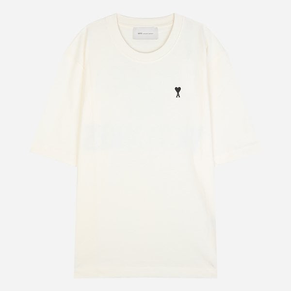 [시흥점] 6S UTS387 726 136 하트 로고 박시 핏 반팔 티셔츠 화이트 크림