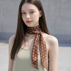 KARRA 라이트쉬폰도트스카프_A6M0864