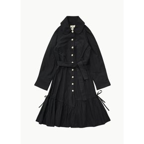 르네상스르네상스 24SS KAMIKO TAFFETA COAT IN BLACK