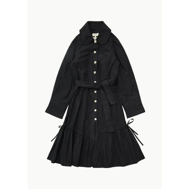 샵아모멘토 르네상스르네상스 24SS KAMIKO TAFFETA COAT IN BLACK