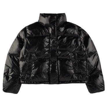  마리떼 여성 유광 덕 다운 크롭 PUFFER MFG44WDW107-BLK