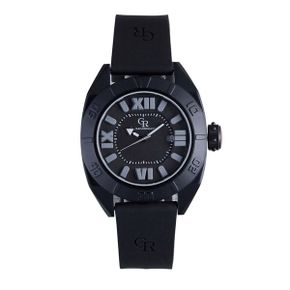 4188166 Giulio Romano Termoli Black Aluminum Mens Watch