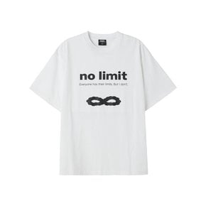 No Limit 오버 반팔_화이트