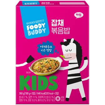  푸디버디 잡채 볶음밥 360g