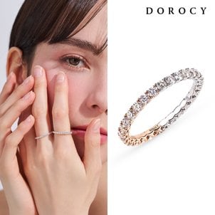 도로시 14k 모이사나이트 믹스 이터니티 반지_2.0mm(6~14호)