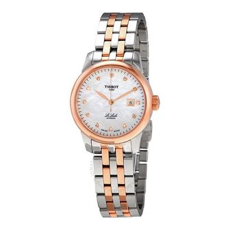 이스퀘어 4439475 Tissot Le Locle Automatic Diamond Ladies Watch