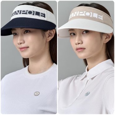 빈폴골프 SS25 여성 로고 와이드핏 썬바이저 2종 택1 (BE538BA23)