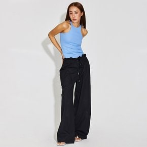 LACE UP WIDE-LEG COOL PANTS_T316BT705(KK)