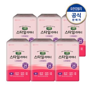 스타일 라이너 여성 스위트플로럴 롱 28매x6팩