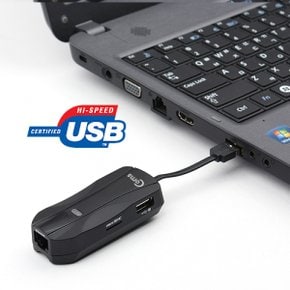 리더기 멀티리더기 Coms USB 멀티 컨버터카드리더 허브 랜 2.0 2P