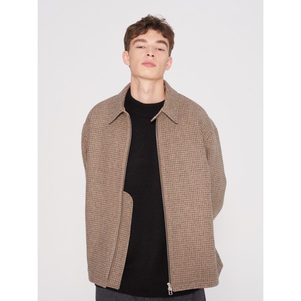 EASY DRIZZLER JACKET ( BROWN CHECK )