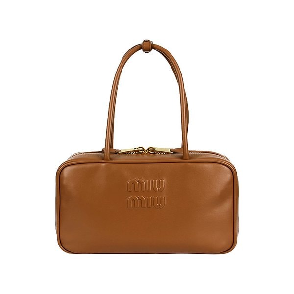 [시흥점] 25FW 로고 레더 보 토트백 미듐 (5BB172 2CRW F0046)