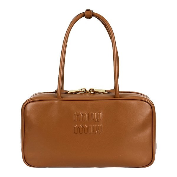 [시흥점] 25FW 로고 레더 보 토트백 미듐 (5BB172 2CRW F0046)