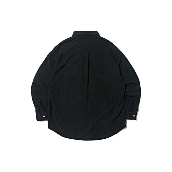 클래식 코듀로이 세미 셔츠 (블랙)