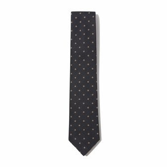 커스텀멜로우 navy flower dot pattern tie_CAAIX24103NYX