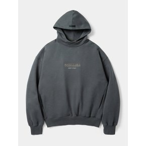 B/S NY MOC NECK H/FLEECE HOODIE 차콜