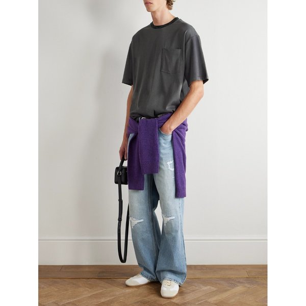 마나키 타니코 코튼 저지 티셔츠 46376663162882407