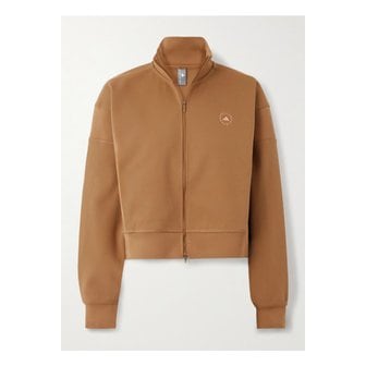 아디다스 바이스텔라매카트니 프린트  저지 터틀넥 스웨트셔츠 브라운 46376663162951403