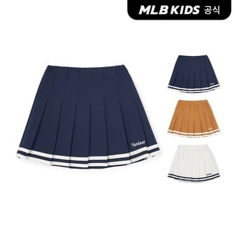 MLB키즈 (공식)24FW 바시티 플리츠스커트 (3color) 7FSKV0244