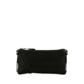 Black nappa leather shoulder bag 5NI007EFX F0002
