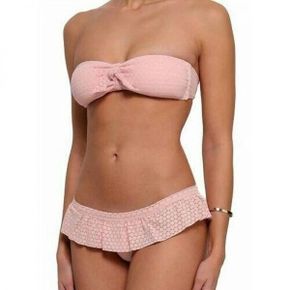 3929472 Melissa Odabash India Crochet Bikini Set In Blush