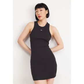 4144810 Tommy Hilfiger ESSENTIAL TANK BODYCON - Jersey dress black