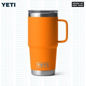 [해외] YETI 예티 20 온즈 트레블 머그 텀블러 오렌지 (손잡이O)